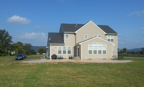 Image of current landscape to be designed